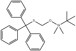 Benzene, 1,1',1''-[[[[[(1,1-dimethylethyl)dimethylsilyl]oxy]methyl]thio]methylidyne]tris-