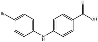 Benzoic acid, 4-[(4-bromophenyl)amino]- Struktur