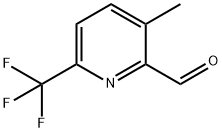 2-Pyridinecarboxaldehyde, 3-methyl-6-(trifluoromethyl)- Struktur