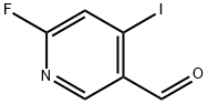 3-Pyridinecarboxaldehyde, 6-fluoro-4-iodo- Struktur