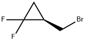 Cyclopropane, 2-(bromomethyl)-1,1-difluoro-, (2R)- Struktur