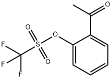 1,1,1-Trifluoro-methanesulfonic Acid 2-Acetylphenyl Ester Struktur