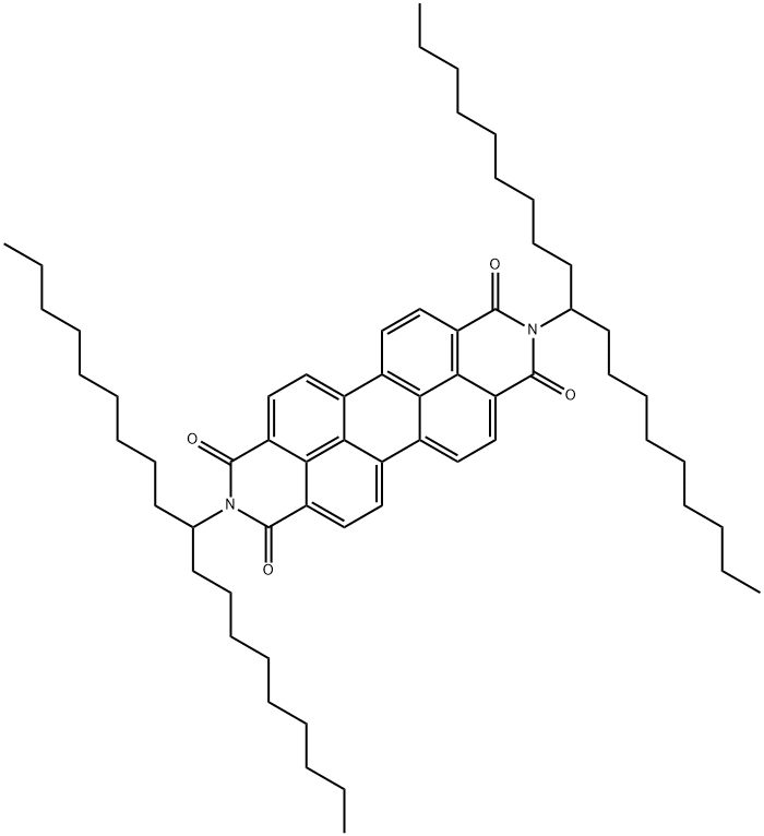 N,N'-bis-(10-nonadecyl)perylene-3,4,9,10-tetracarboxylic acid diimide