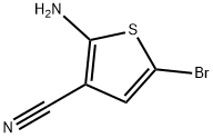 3-Thiophenecarbonitrile, 2-amino-5-bromo- Struktur