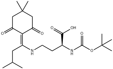 Boc-Dab(ivDde)-OH Struktur