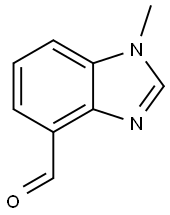 1-methyl-1H-1,3-benzodiazole-4-carbaldehyde Struktur