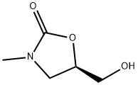 (R)-5-(Hydroxymethyl)-3-methyloxazolidin-2-one Struktur