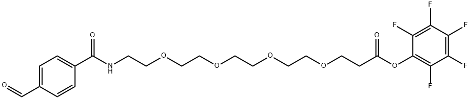 ALD-PEG4-PFP Struktur