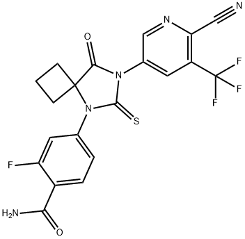 N-desmethyl?Apalutamide Struktur