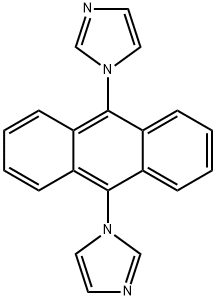 9,10-di(1H-imidazol-1-yl)anthracene Struktur