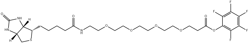 Biotin-PEG4-PFP ester Struktur