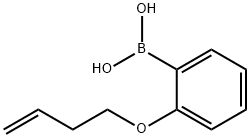 [2-(but-3-en-1-yloxy)phenyl]boronic acid Struktur