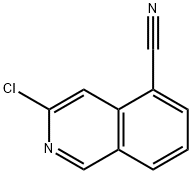 3-chloroisoquinoline-5-carbonitrile Struktur