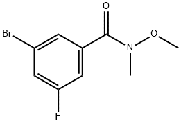 3-溴-5-氟-N-甲氧基-N-甲基苯甲酰胺, 1339239-30-3, 結(jié)構(gòu)式