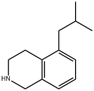 5-異丁基-1,2,3,4-四氫異喹啉 結(jié)構(gòu)式