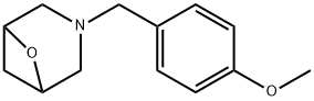 6-Oxa-3-azabicyclo[3.1.1]heptane, 3-[(4-methoxyphenyl)methyl]- Struktur