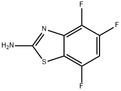 4,5,7-trifluoro-1,3-benzothiazol-2-amine Struktur