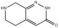 Pyrido[3,4-c]pyridazin-3(2H)-one, 5,6,7,8-tetrahydro- Struktur