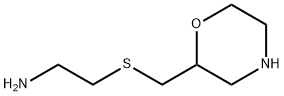 Ethanamine,2-[(2-morpholinylmethyl)thio]- Struktur