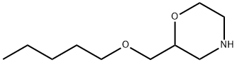 Morpholine,2-[(pentyloxy)methyl]- Struktur