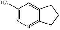 5H,6H,7H-cyclopenta[c]pyridazin-3-amine Struktur