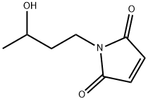 1H-Pyrrole-2,5-dione, 1-(3-hydroxybutyl)- Struktur