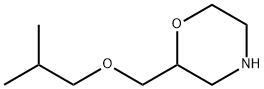 Morpholine,2-[(2-methylpropoxy)methyl]- Struktur