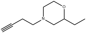 Morpholine,4-(3-butyn-1-yl)-2-ethyl- Struktur