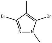 3,5-dibromo-1,4-dimethylpyrazole Struktur