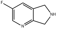 5H-Pyrrolo[3,4-b]pyridine, 3-fluoro-6,7-dihydro- Struktur