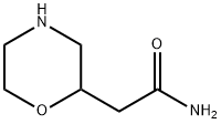 2-(morpholin-2-yl)acetamide Struktur