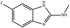 6-fluoro-N-methyl-1H-1,3-benzodiazol-2-amine Struktur