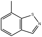 1,2-Benzisothiazole, 7-methyl- Struktur