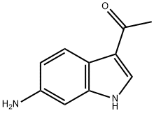 1-(6-amino-1H-indol-3-yl)ethan-1-one Struktur