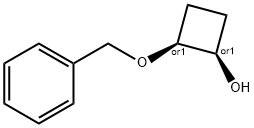 (1R,2S)-rel-2-(Benzyloxy)cyclobutanol Struktur