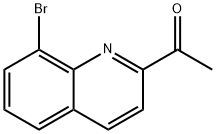 Ethanone, 1-(8-bromo-2-quinolinyl)- Struktur