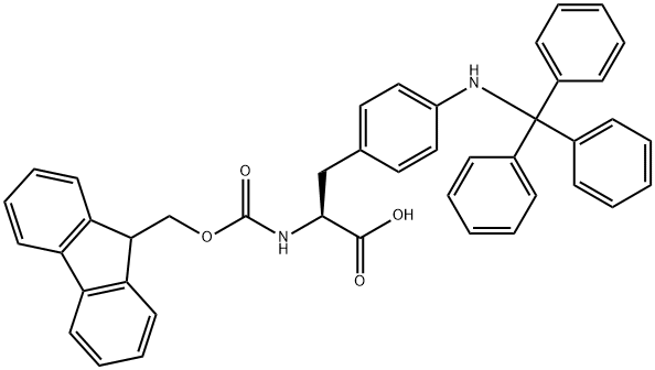 Fmoc-4-Aph(Trt)-OH Struktur