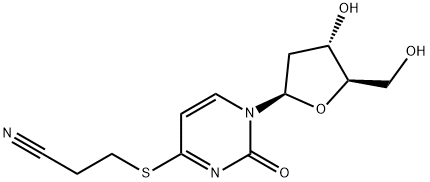 S4-(2-Cyanoethyl)-4-thio-2’-deoxyuridine Struktur