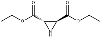 2,3-Aziridinedicarboxylic acid, 2,3-diethyl ester, (2S,3S)- Struktur