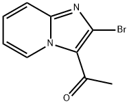 Ethanone, 1-(2-bromoimidazo[1,2-a]pyridin-3-yl)- Struktur