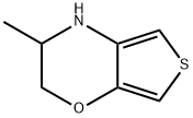 2H-Thieno[3,4-b]-1,4-oxazine, 3,4-dihydro-3-methyl- Struktur