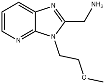 [3-(2-METHOXYETHYL)-3H-IMIDAZO[4,5-B]PYRIDIN-2-YL]METHANAMINE 結(jié)構(gòu)式