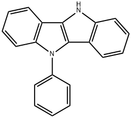 5-phenyl-5,10-dihydroindolo[3,2-b]indole Struktur