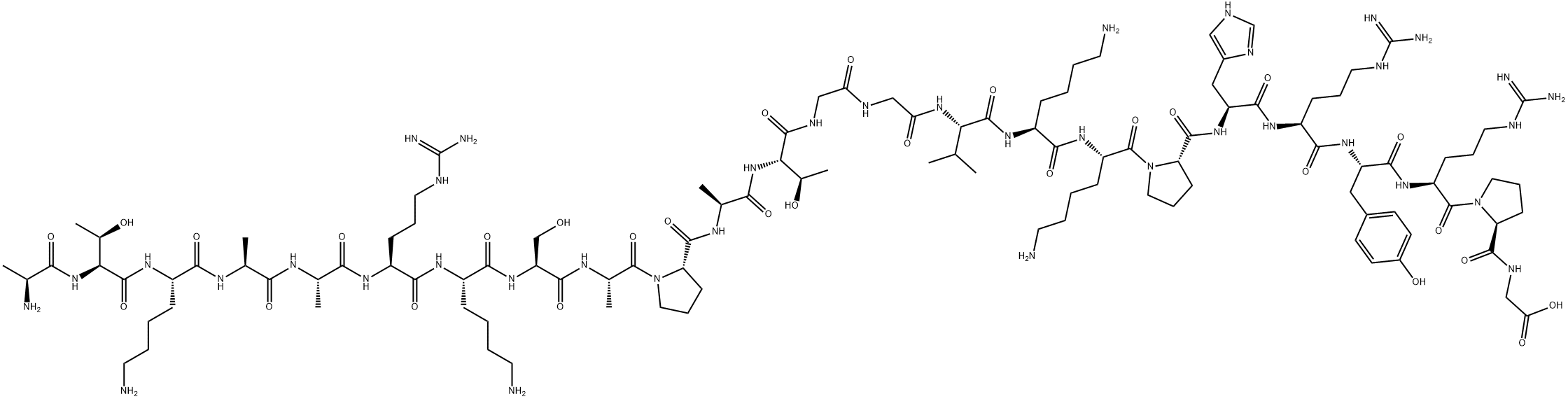 Histone H3 (21-44) Struktur