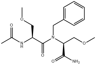 Lacosamide impurity 8/Lacosamide EP Impurity H/(S)-2-acetamido-N-((S)-1-(benzylamino)-3-methoxy-1-oxopropan-2-yl)-3-methoxypropanamide Struktur