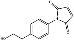 1H-Pyrrole-2,5-dione, 1-[4-(2-hydroxyethyl)phenyl]- Struktur