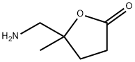 5-(aminomethyl)-5-methyldihydrofuran-2(3H)-one Struktur