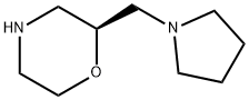 Morpholine,2-(1-pyrrolidinylmethyl)-,(2S)- Struktur