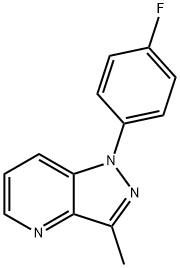 1H-Pyrazolo[4,3-b]pyridine, 1-(4-fluorophenyl)-3-methyl- Struktur