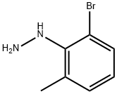 (2-bromo-6-methylphenyl)hydrazine Struktur